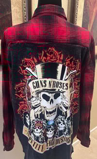 Vintage Black/Red Flannel Shirt Guns N’ Roses