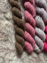 Image 4 of Mini Bundle #4 - 100G Hand Dyed Kent Romney Mini Skeins