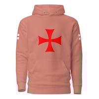 Image 9 of Unisex Hoodie Knights Templar Crusader Cross