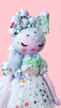 Image 2 of Medium Art Doll Lady Of The Sea