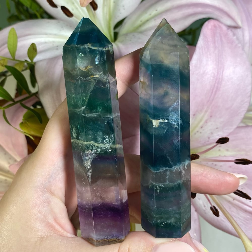 Image of Rainbow Fluorite Tower