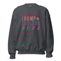 Image 11 of Trump Carlson 2024 - Unisex Sweatshirt from PatriotsCo.com