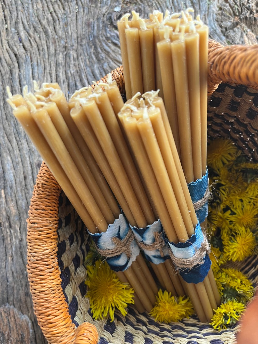 Image of Slender Taper Beeswax Candle 