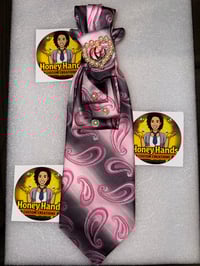 Custom Necktie Pink w/ GG drip