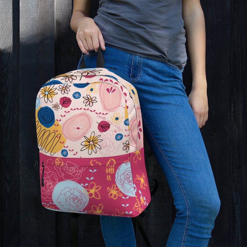 Image of Made with Love Rucksack mit Laptop-Fach