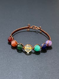 Image 3 of Seven Chakras Rainbow Lucky Bracelet 3