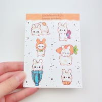 Image 1 of Bunny Sticker Sheet 