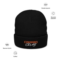 Image 1 of Camaro Club Ribbed Knit Beanie