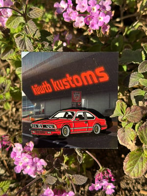 Image of KUWTB Kustoms x Vintage Bimmer E24 M6 Henna Red