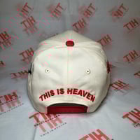 Image 5 of "T" Logo Snapback - Red/Offwhite