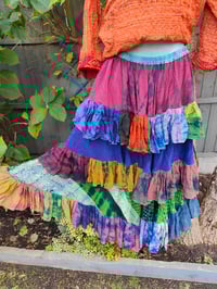 Image 1 of Wanderlust maxi skirt / bandeau dress - rainbow 8-14 uk