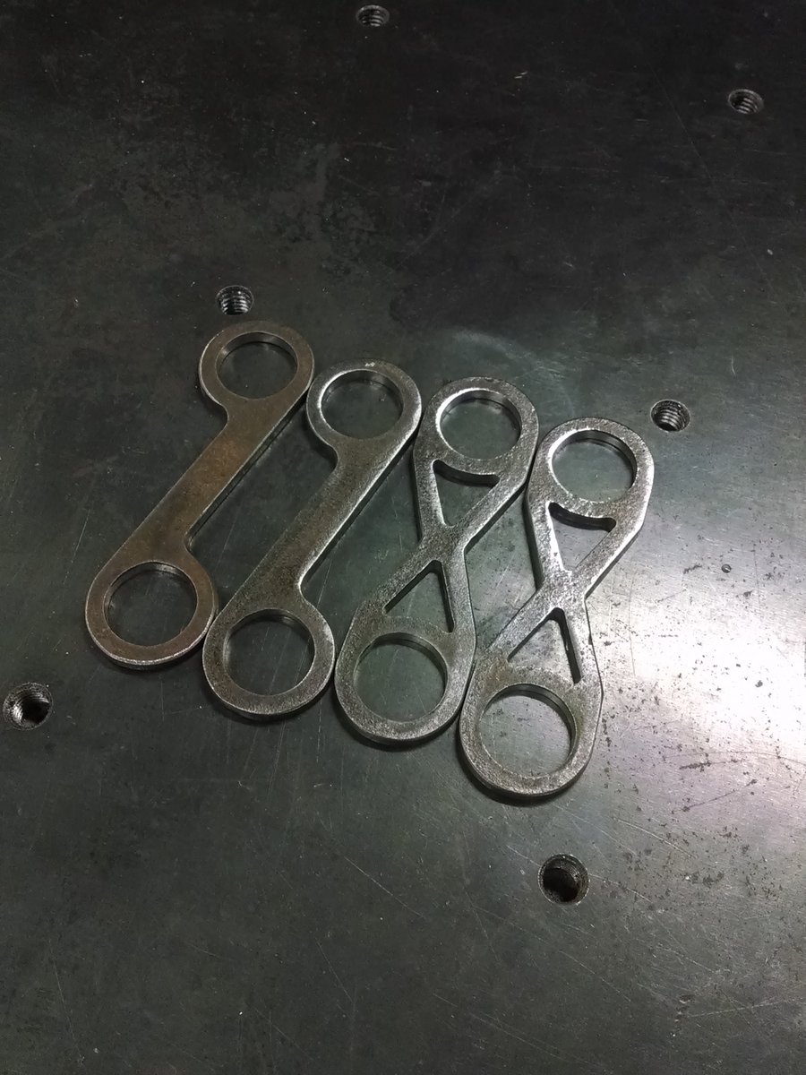 Image of Riser less handlebar weld in cross bars S style Mild Steel