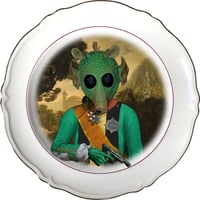 Image 1 of Lord Greedo - Vintage French porcelain Plate - #0485
