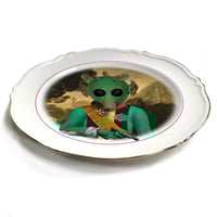 Image 2 of Lord Greedo - Vintage French porcelain Plate - #0485
