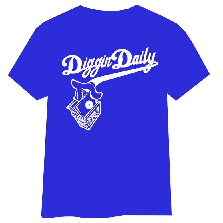 Image of DIGGINDAILY FULL LOGO SS SHIRT - BLUE