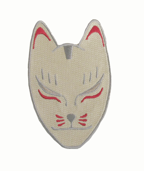 Image of  Red Steel Kitsune Mask