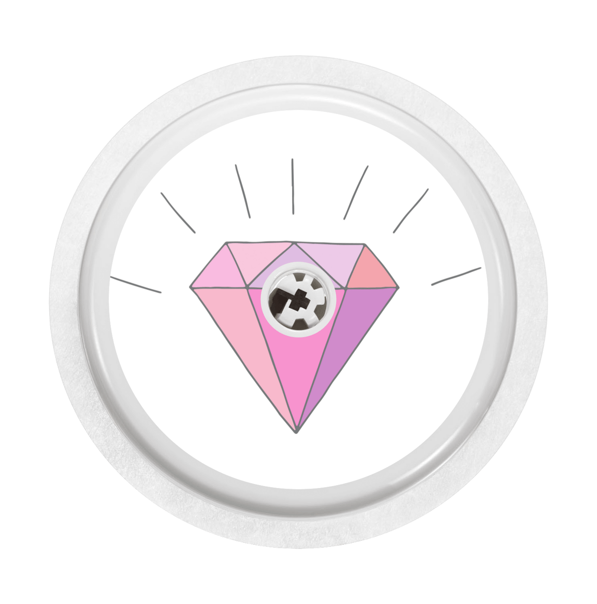 Image of Diamond Freestyle Libre Sticker