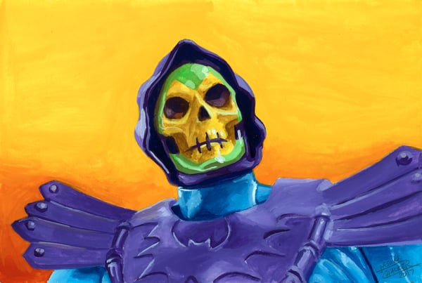 Image of "Skeletor" - Original Painting by Jason Chalker