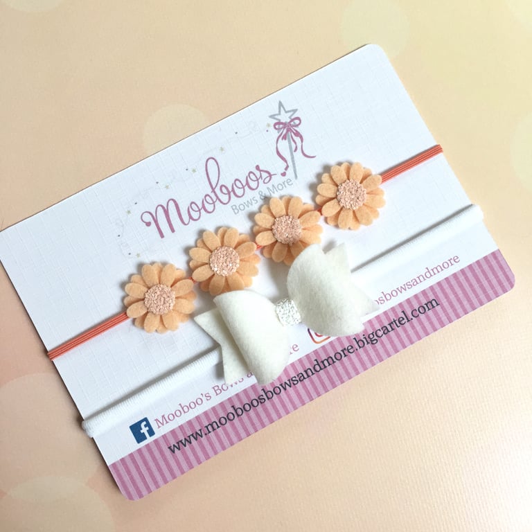 Daisies & bow gift set Image 2