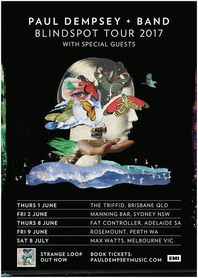 Image of Paul Dempsey - 'Blindspot Tour Poster' Signed/unsigned