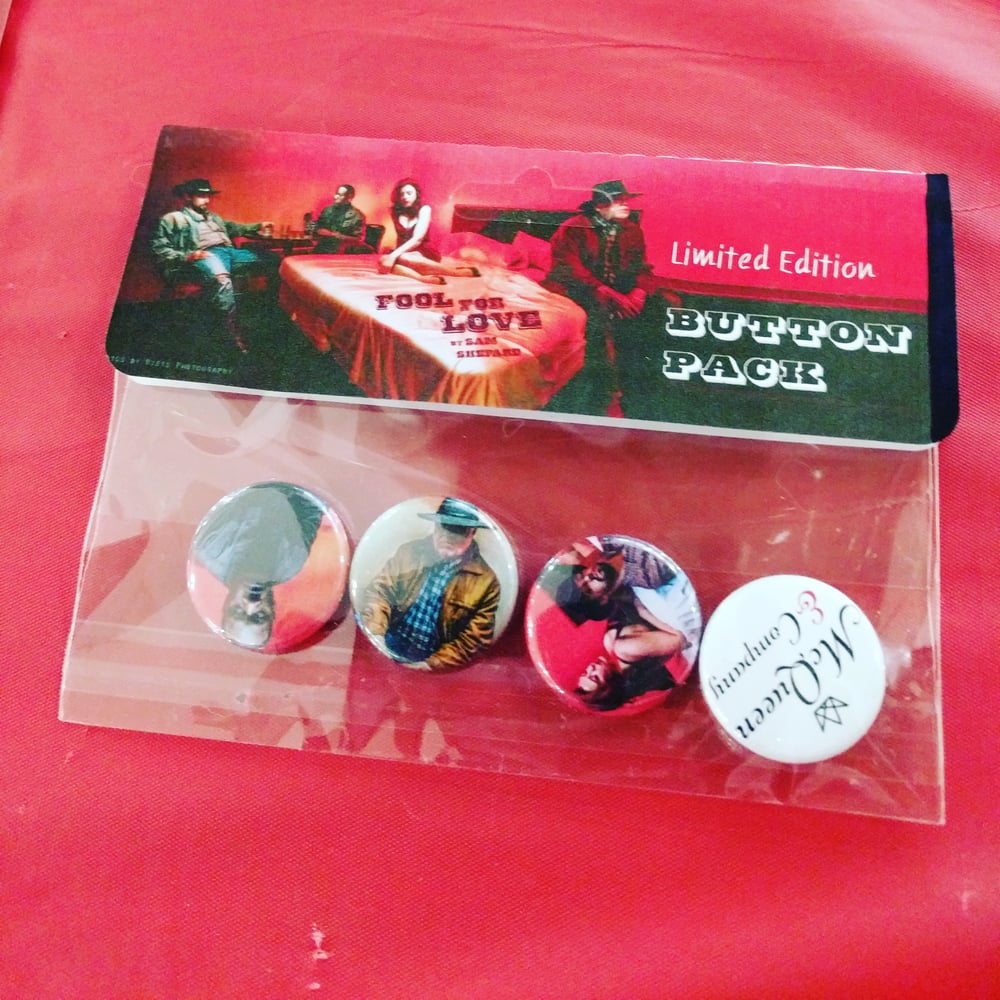 Image of Fool for Love Limited Edition Button Pack