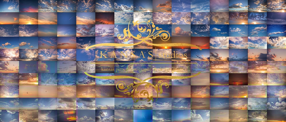 Image of Gold Kissed Skies Sky Overlays 