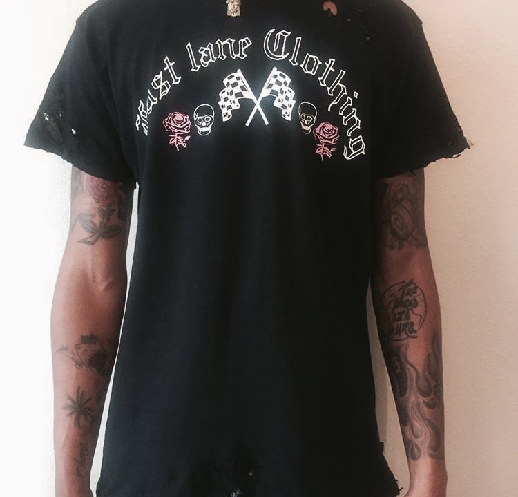 Image of distressed sample #1 black