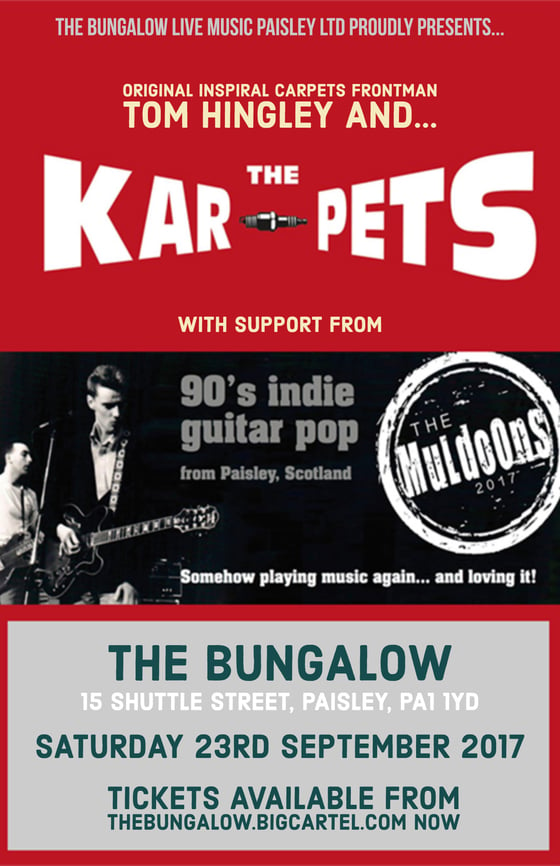 Image of The Kar-pets Ft. Tom Hingley + The Muldoons