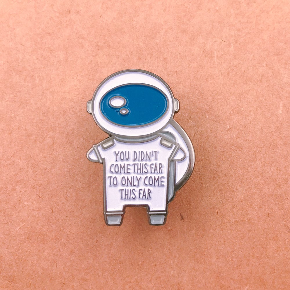 Image of Stubby Spaceman Enamel Pin