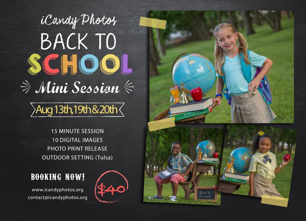 Image of AUG 19TH- BACK TO SCHOOL MINI SESSION