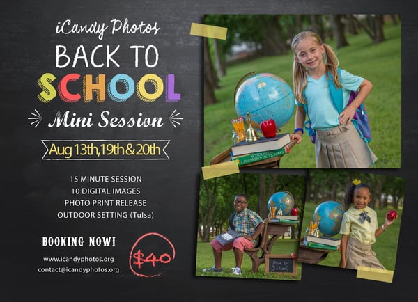 Image of AUG 20TH- BACK TO SCHOOL MINI SESSION