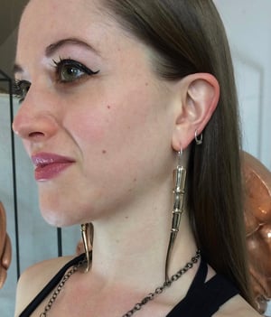 Image of Silver Tendril Earrings