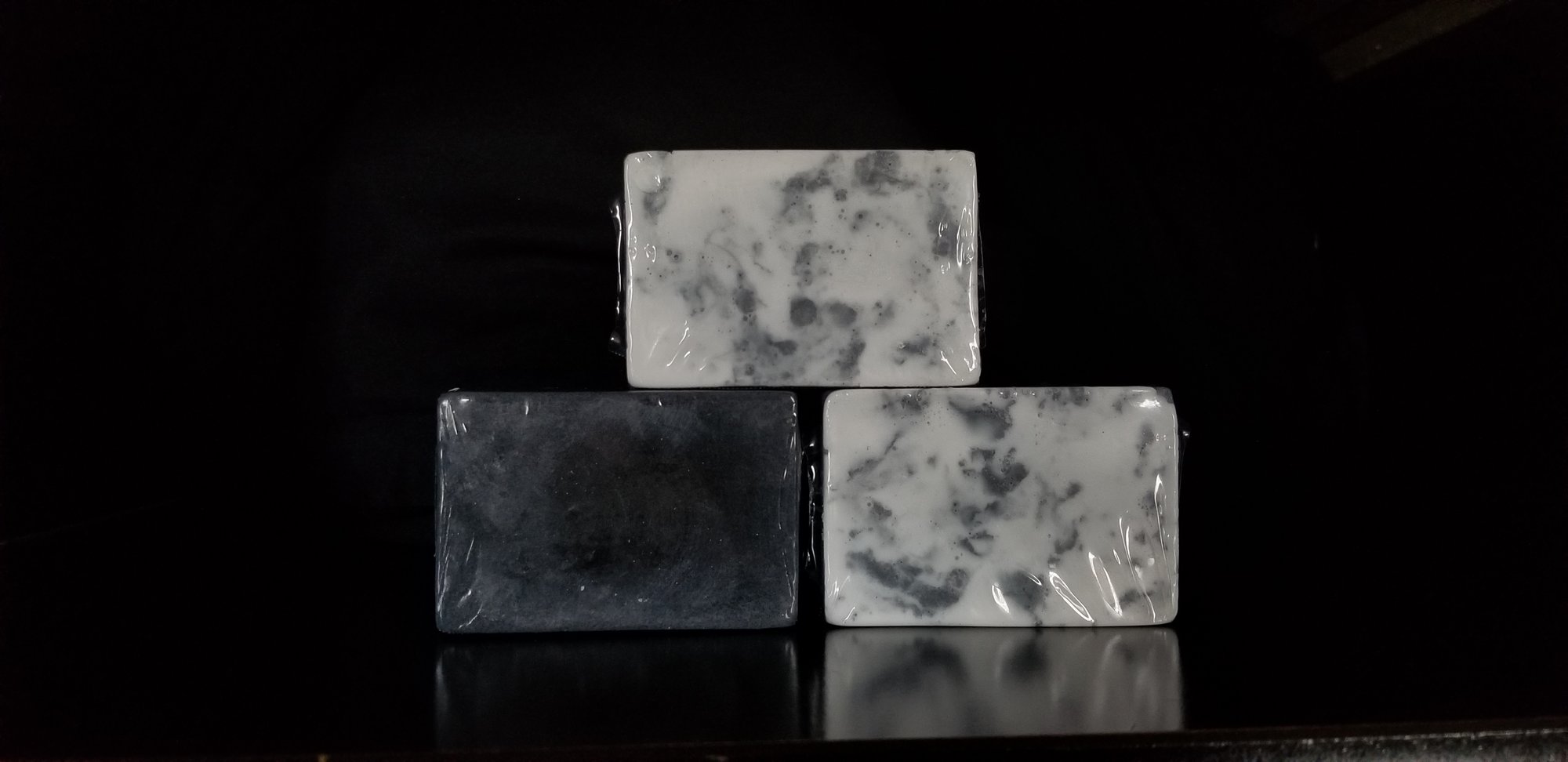 Image of Activated Charcoal Soap w/ Peppermint Essential Oil