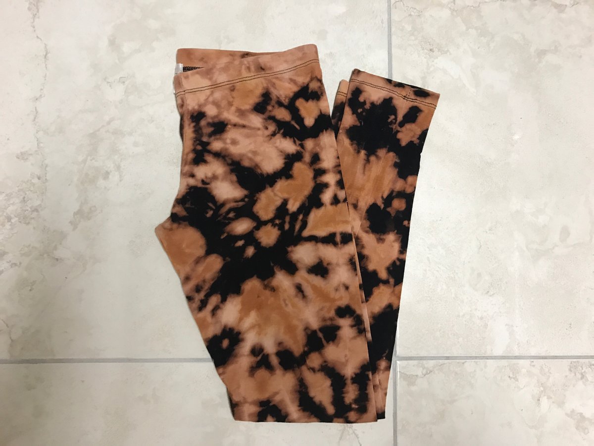 Image of Bleach Dye Leggings