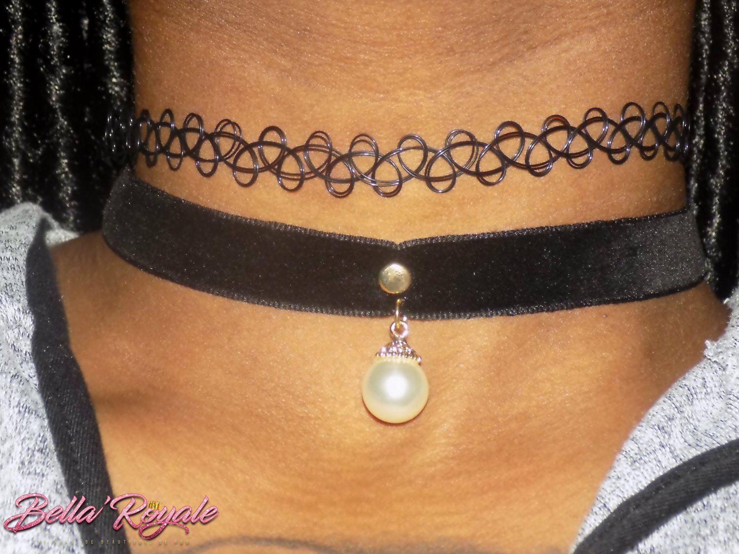 Image of Black La'Pearl Choker