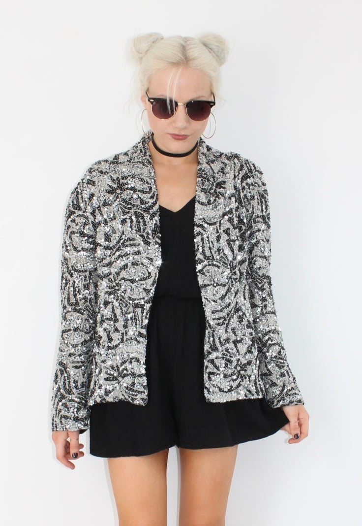 Image of Glam/Grunge Sequin Jacket