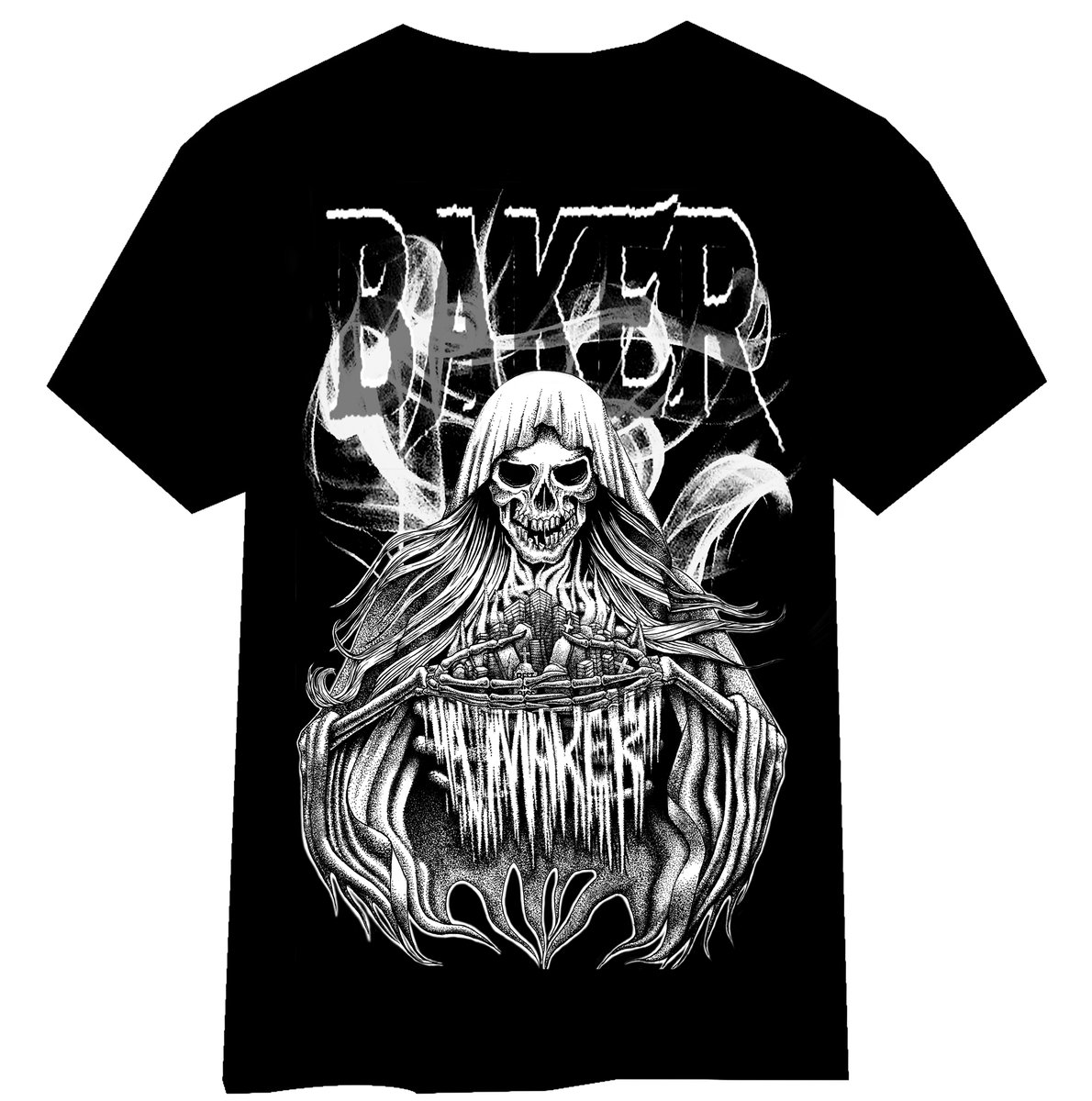 Baker ya maker. Devilish Trio мерч. Devilish Trio t Shirt. Бакер ФОНК. Baker ya maker face.