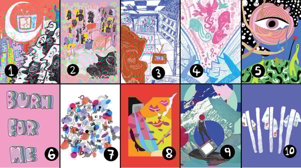 Image of Kill Your Television Postcards
