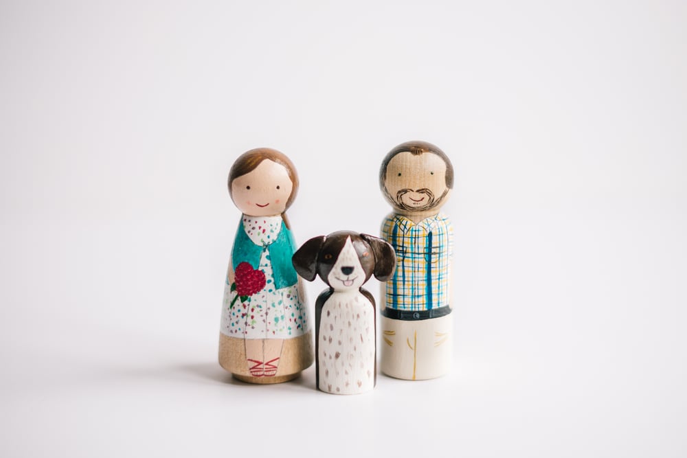 Image of Figuras de madera personalizadas: Tu Familia