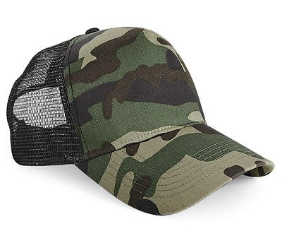 Image of Green Mesh Camouflage Cap
