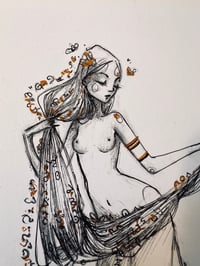 Image 1 of Briogha - the witch of words - inktober 2
