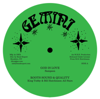 Image 1 of Sampson / King Tubby - God is Love / Drums of Love / Raw Horn of the Congo 12" (Gemini)