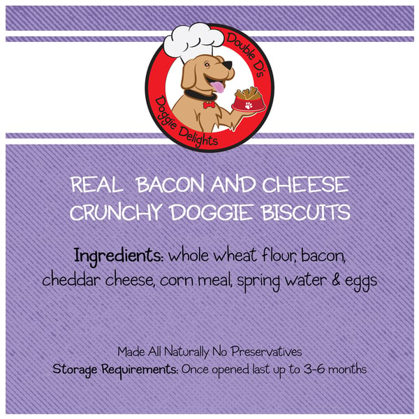 Image of Crunchy Real Bacon & Cheese Dog Biscuits