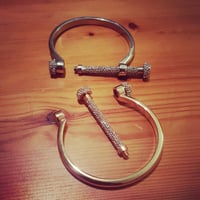 Image 1 of SCREW CUFF BANGLE