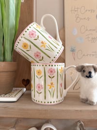 Image 1 of SALE! Spring Flowers Mugs ( Set of 2 )