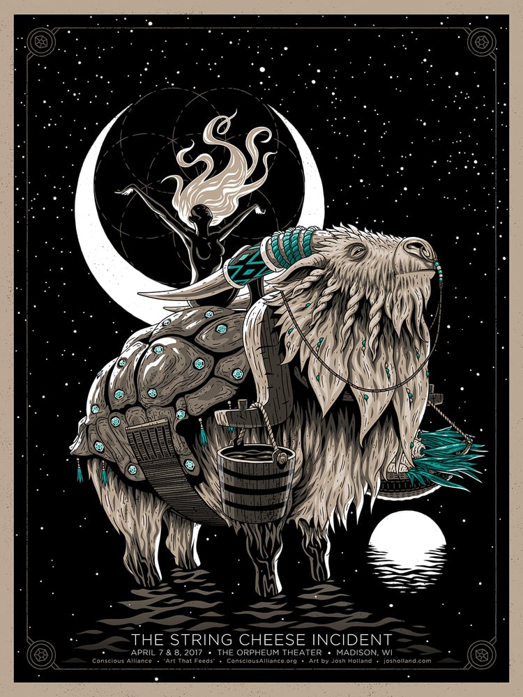 Image of SPACE OX SCI SHOW POSTER
