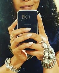 Image 1 of QUEEN JEWELED HAND CHAIN