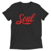 Soul (Coke Font/ Charcoal Blk/ Triblend/Red)