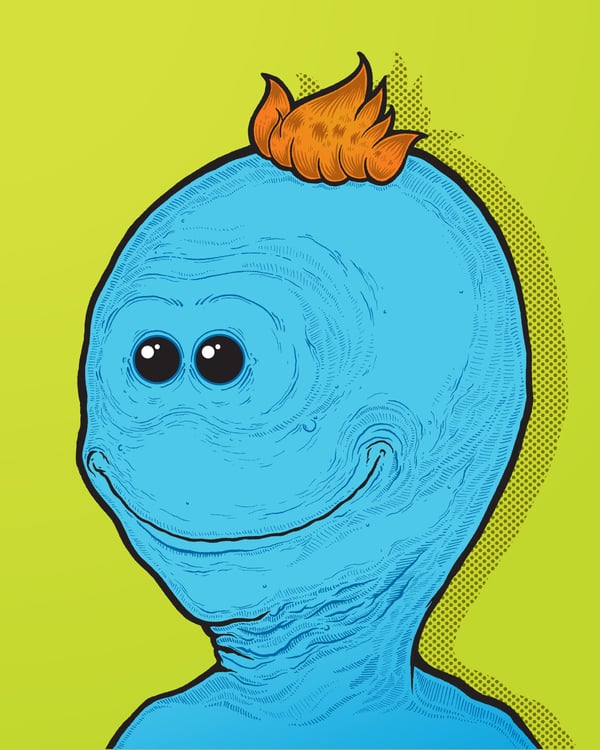 Image of 'Smile through the pain' - Meeseeks 