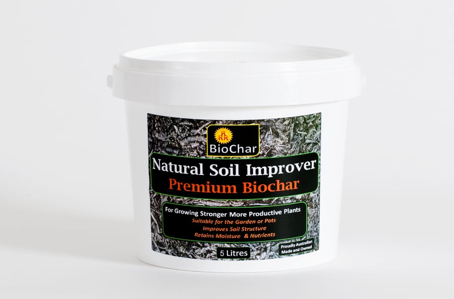 Image of 5 Litres Premium Biochar -  Free Shipping -  Australia Wide